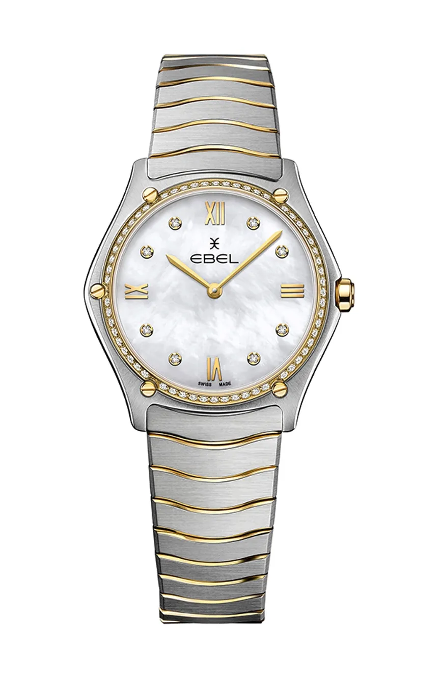 Ebel Womens Sport Classic Quartz 18K Yellow Gold Watch RivoliShop