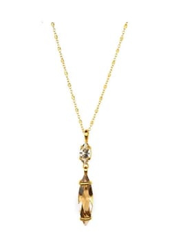 Andrea Marazzini قلادة ديفينا مطلية بالروديوم، ظل ذهبي