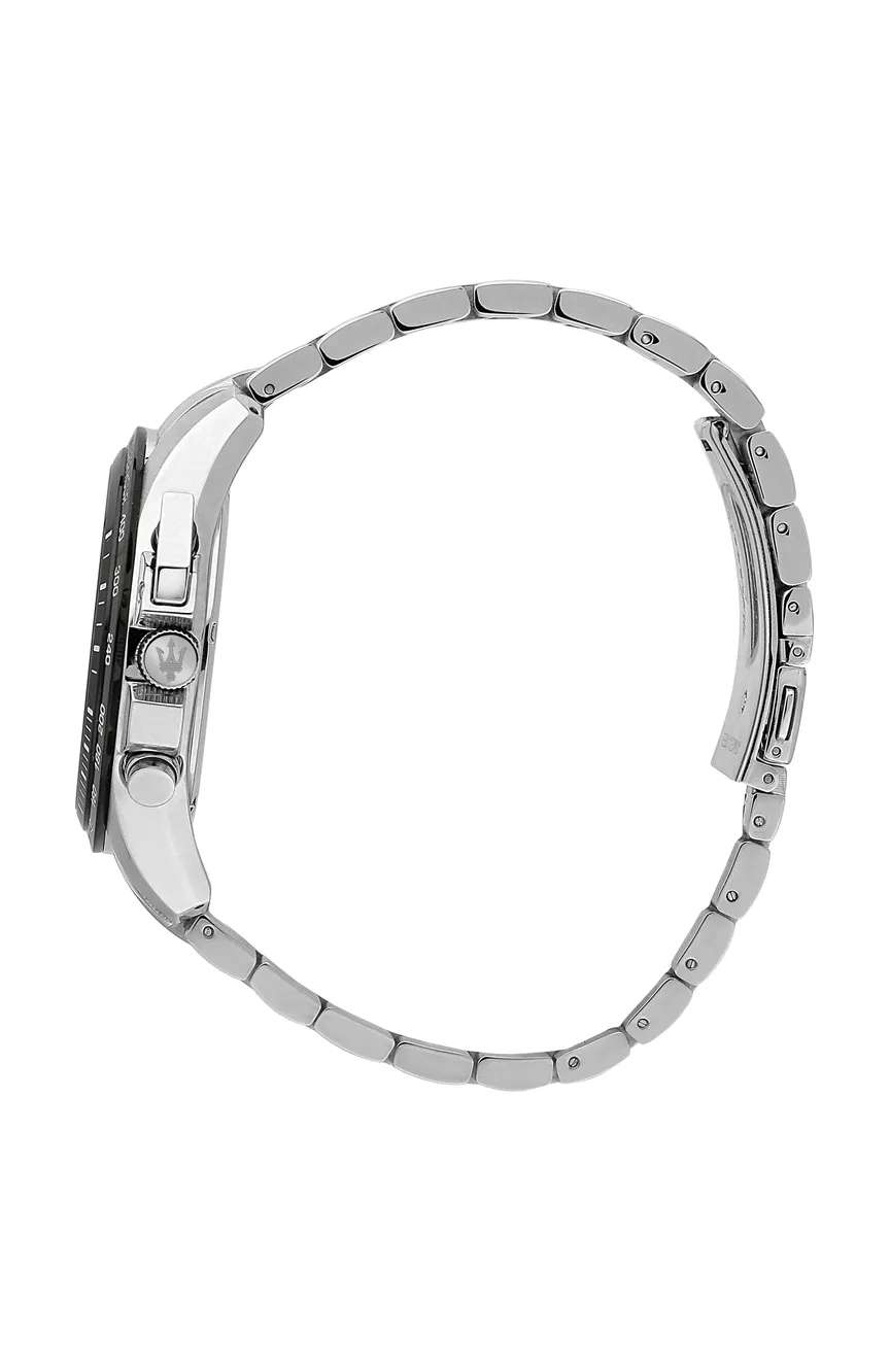 مازيراتي ساعة أنالوج بسوار ستانلس إستيل للرجال