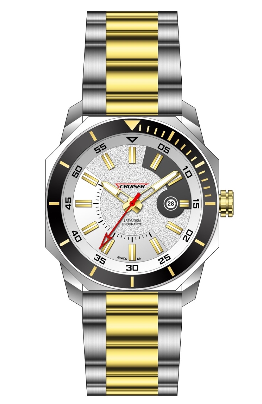 Cruiser stainless steel discount watch