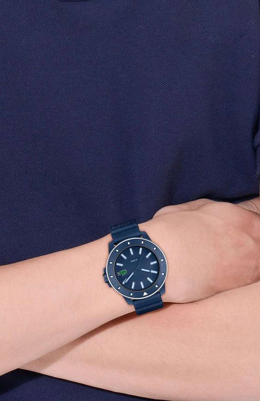 Lacoste Men .12.12 Scuba Round Silicone 43 mm