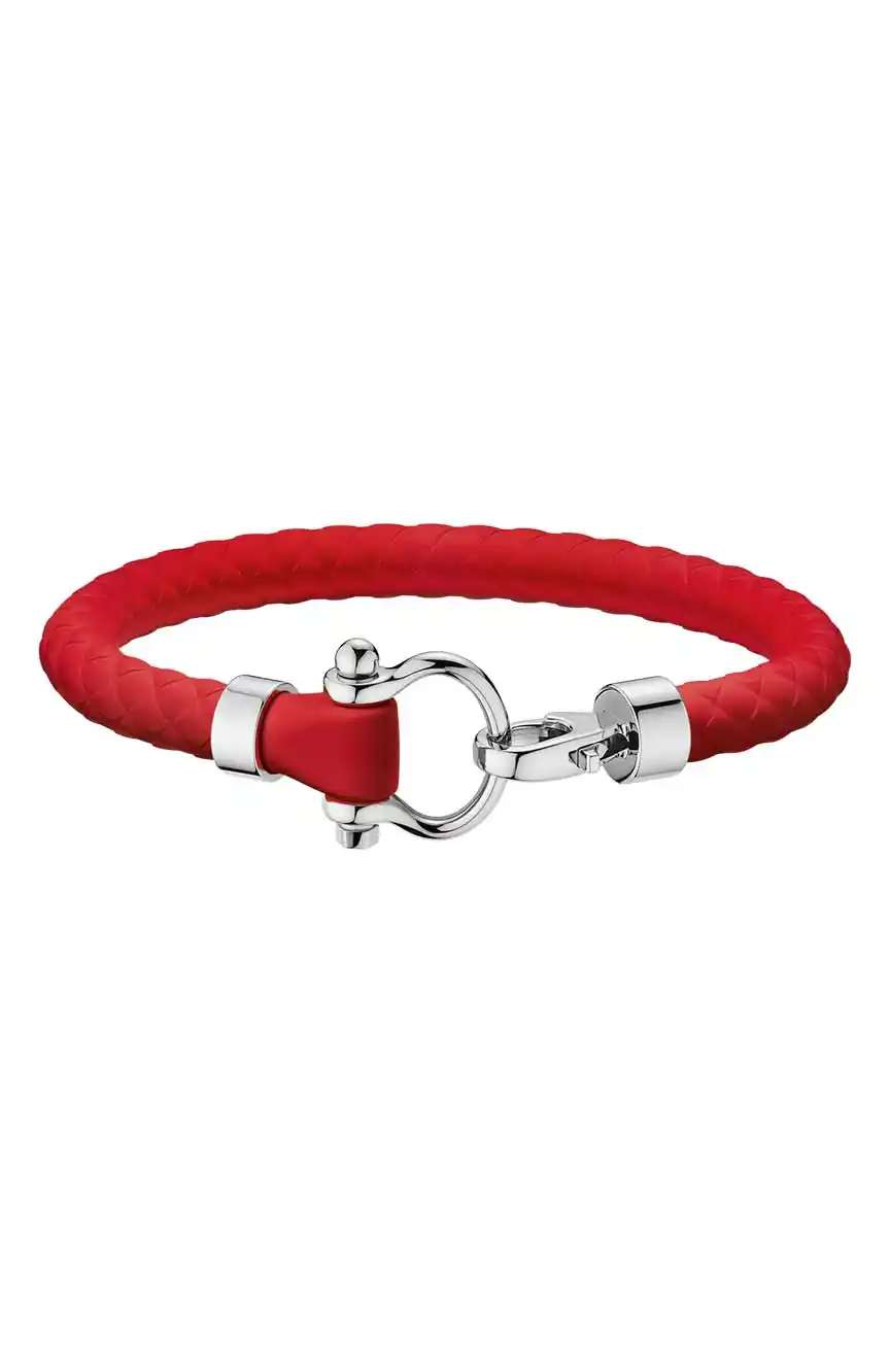 OMEGA Bracelet Rubber Stainless Steel
