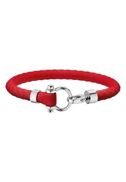 OMEGA Bracelet Rubber Stainless Steel