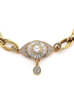 Mon Reve قلادة سلسلة سحر العين من الزركون