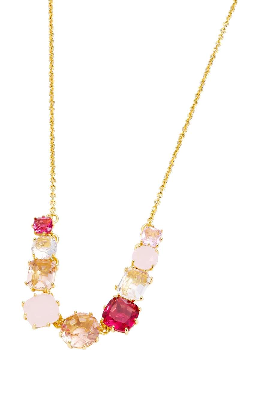 Les Nereides Gradient Pink Diamantine Necklace