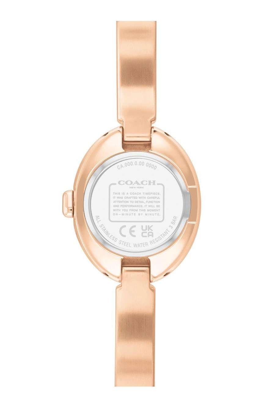 كوتش ساعة كوتش سامي بميناء بيضاوي مقاس 22.5 مم وسوار ستانلس ستيل للنساء