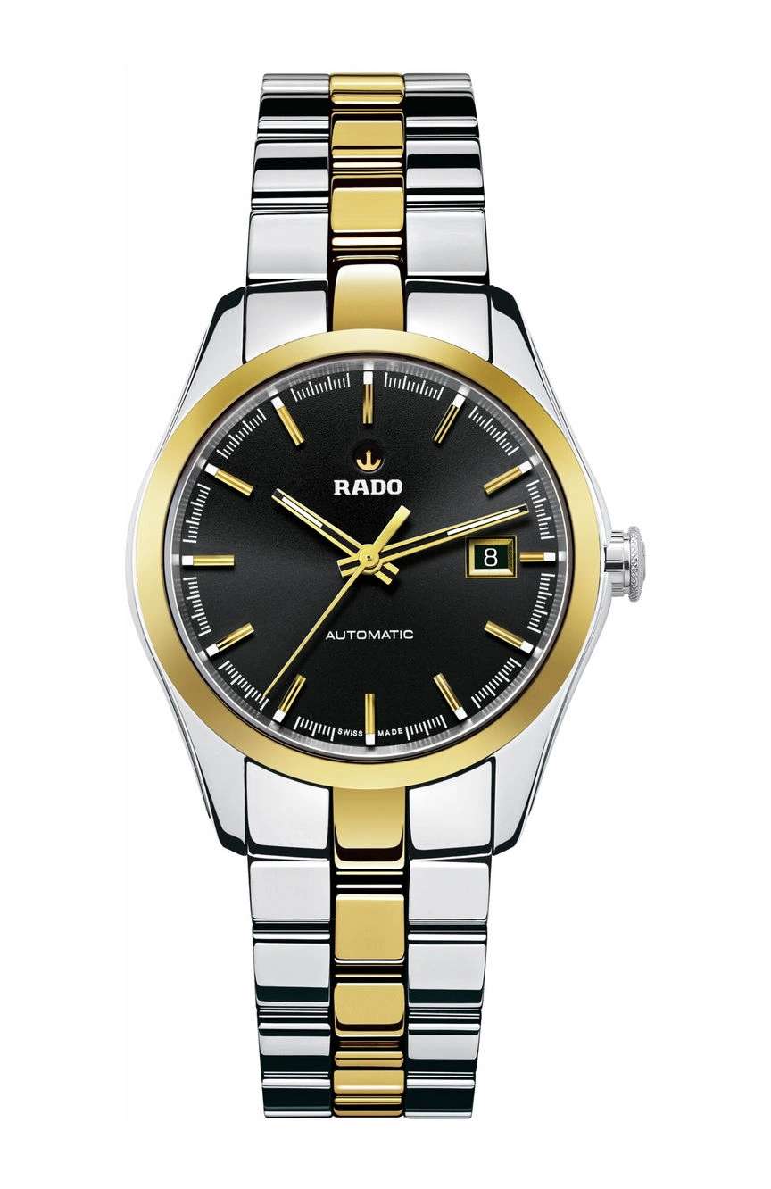 Rado HyperChrome Black Dial Automatic Ladies Watch
