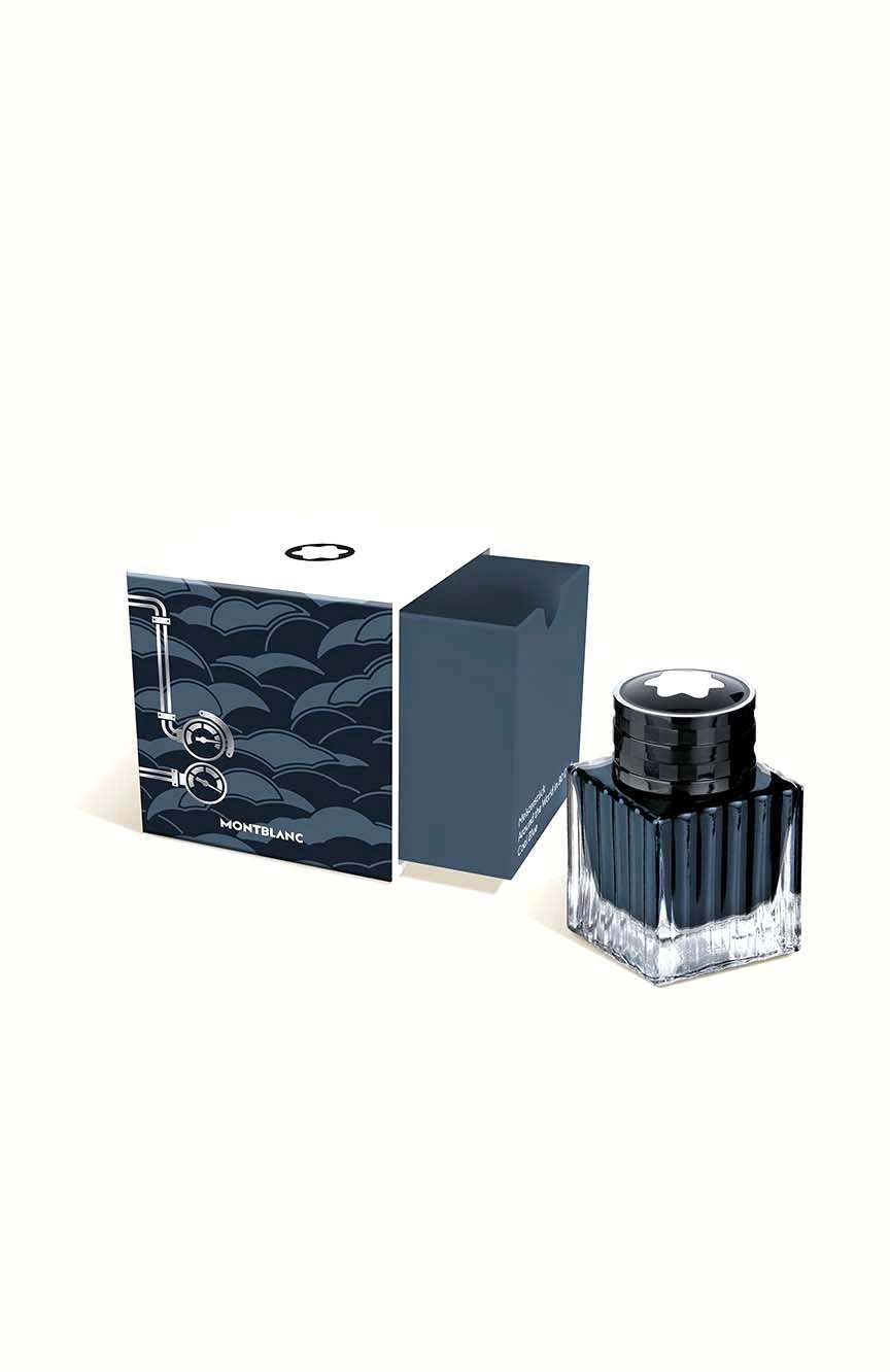 مون بلان زجاجة حبر، مايسترشتوك حول العالم في 80 يوماً، لون أزرق فحمي - 50 مل