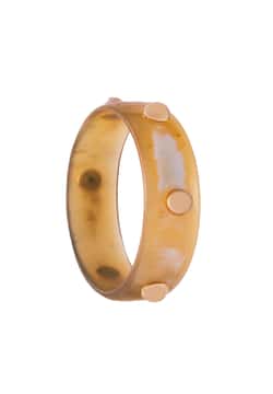 Soyang Paris Wide Horn Bangle with studs