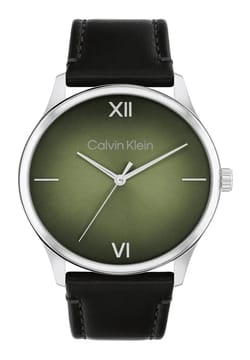 Calvin Klein ساعة كلفن كلاين كوارتز جلد للرجال 25200454