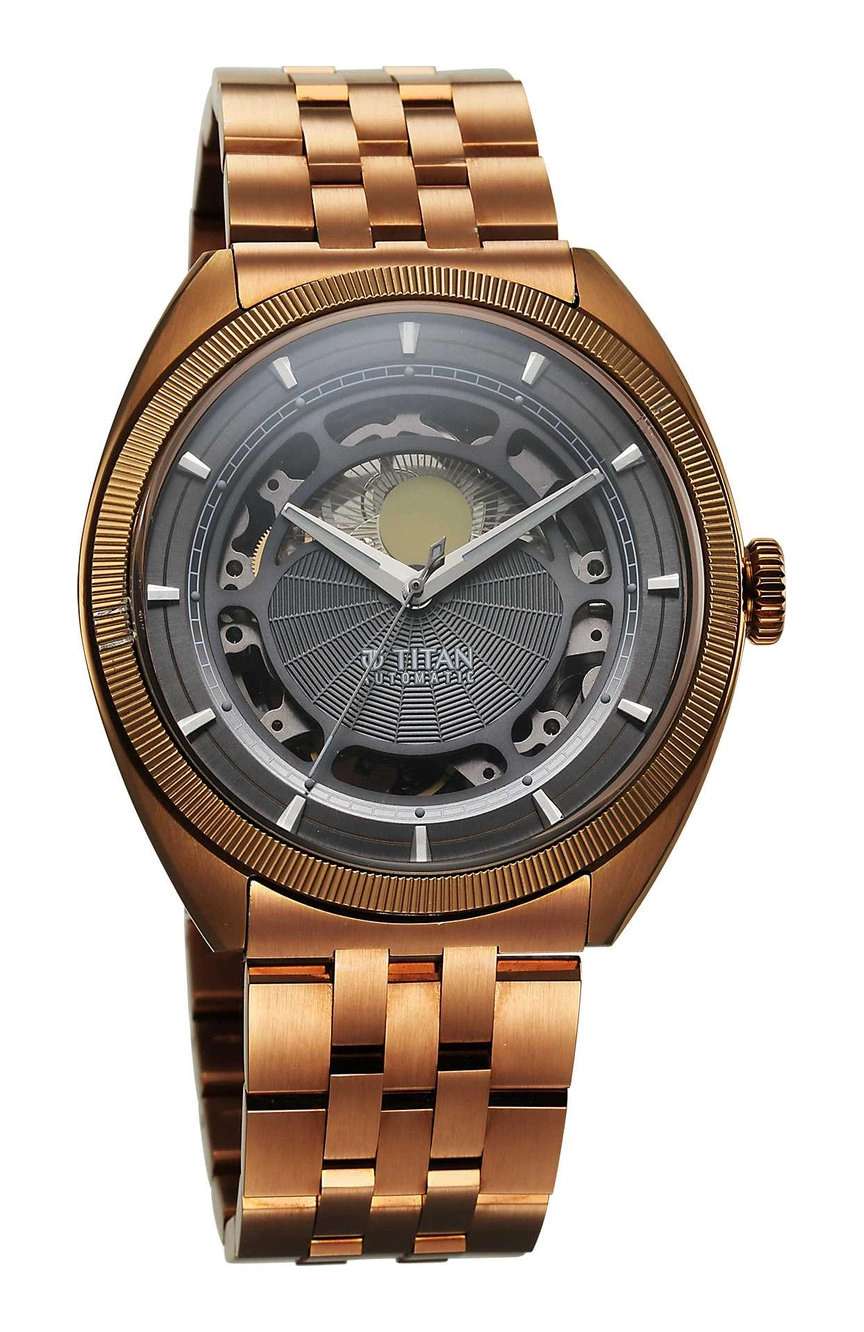 Titan Cupola Automatic Analog with Sun Moon Phase