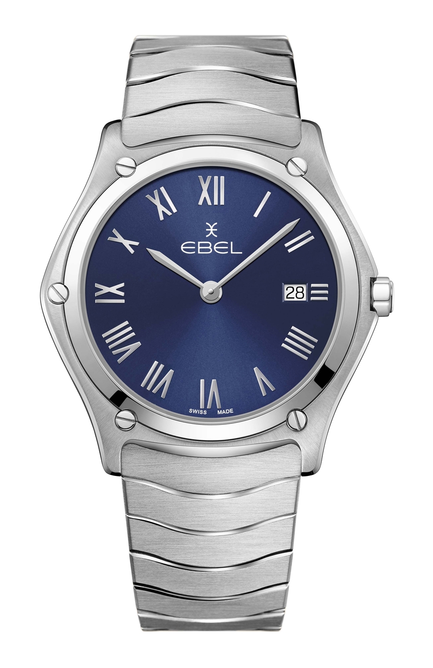 Ebel Mens Sport Classic Quartz Stainless Steel Watch