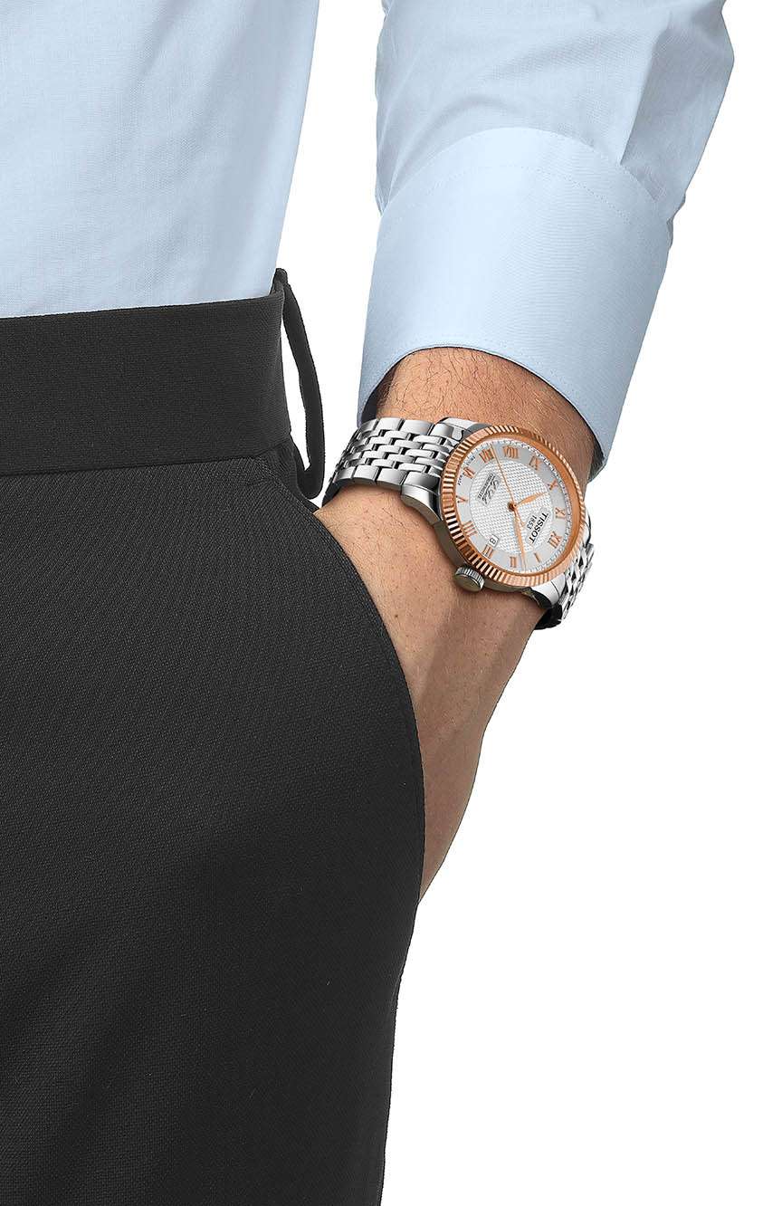 Tissot Le Locle COSC 39mm 18k Gold Bezel