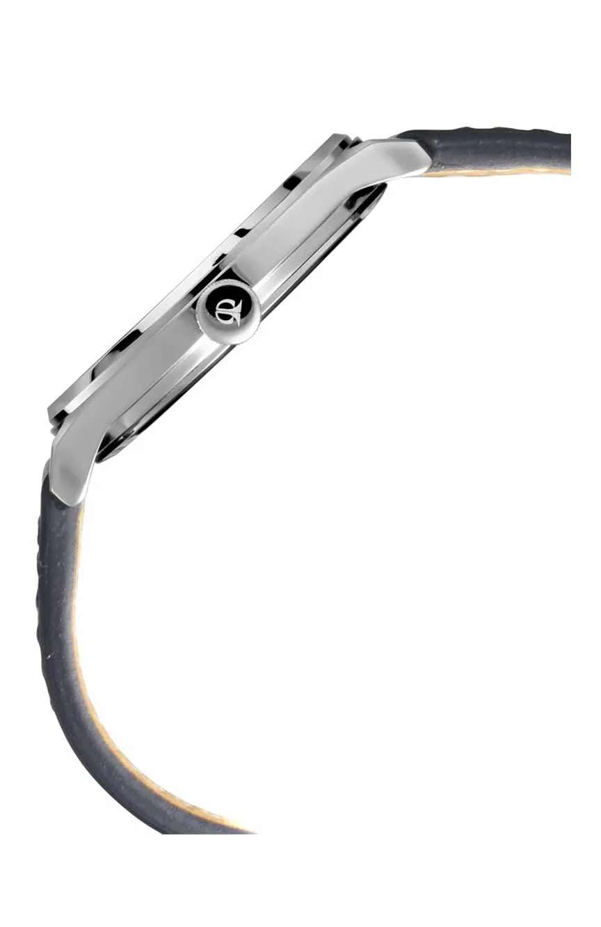 تيتان ساعة تيتان مينيماليست بسوار جلدي وعقارب متباينة للرجال