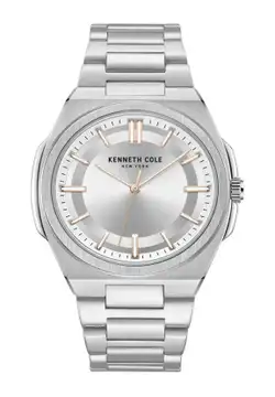 Kenneth Cole ساعة كوارتز بسوار ستانلس ستيل من كينيث كول للرجال KCWGG0015104
