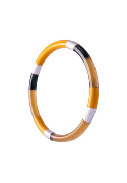 Soyang Paris Horn and Lacquer deep yellow bangle