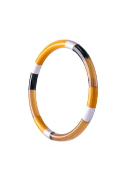 Soyang Paris Horn and Lacquer deep yellow bangle