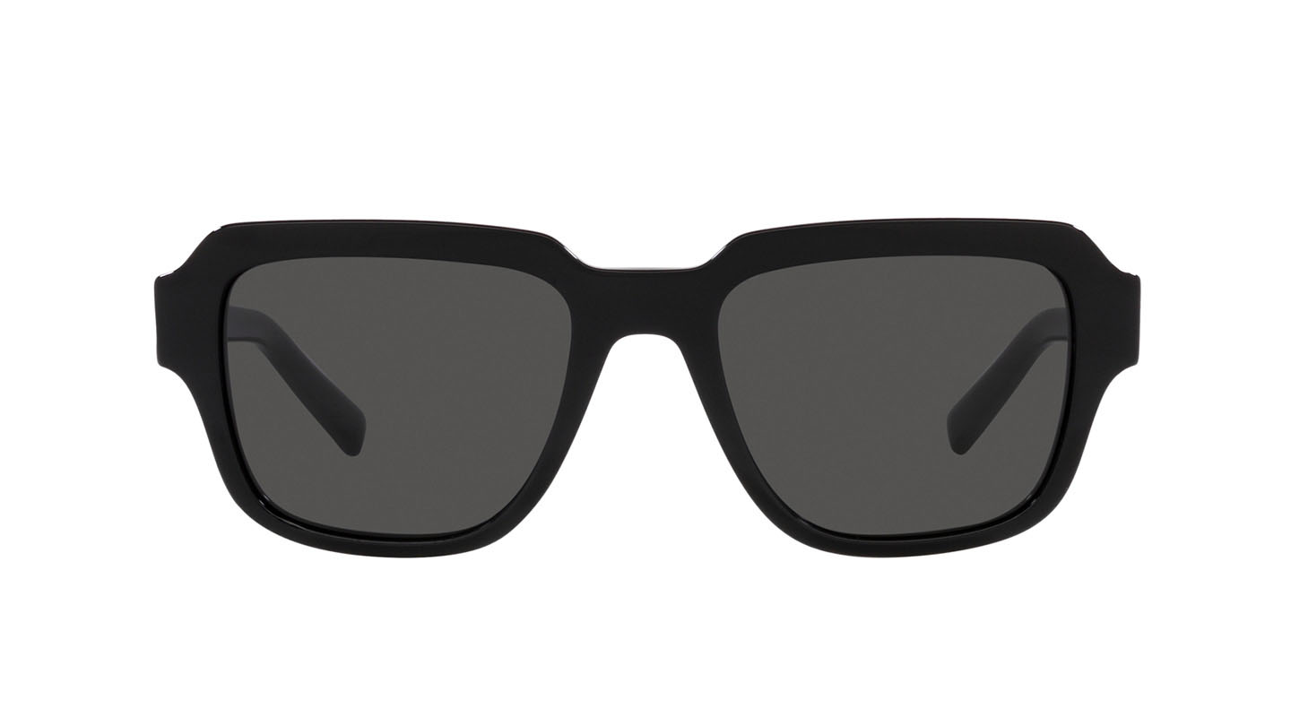 Dolce and gabbana 2024 black square sunglasses