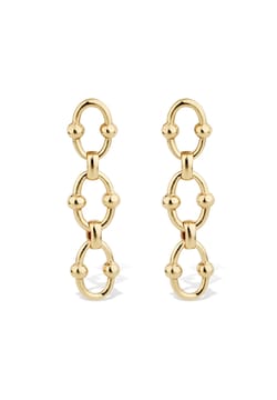 Gas Bijoux Gold Links Earrings