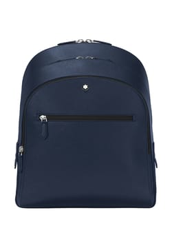 Montblanc Medium Backpack With 3 Compartments In Sartorial Leather
