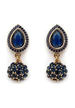 Mon Reve Blue Zircon Drop Earrings