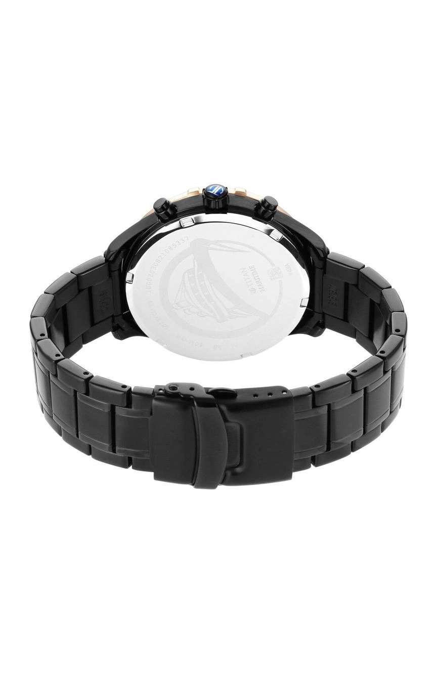 Titan Maritime Anthracite Dial Quartz Multifunction Stainless Steel Strap watch for Men