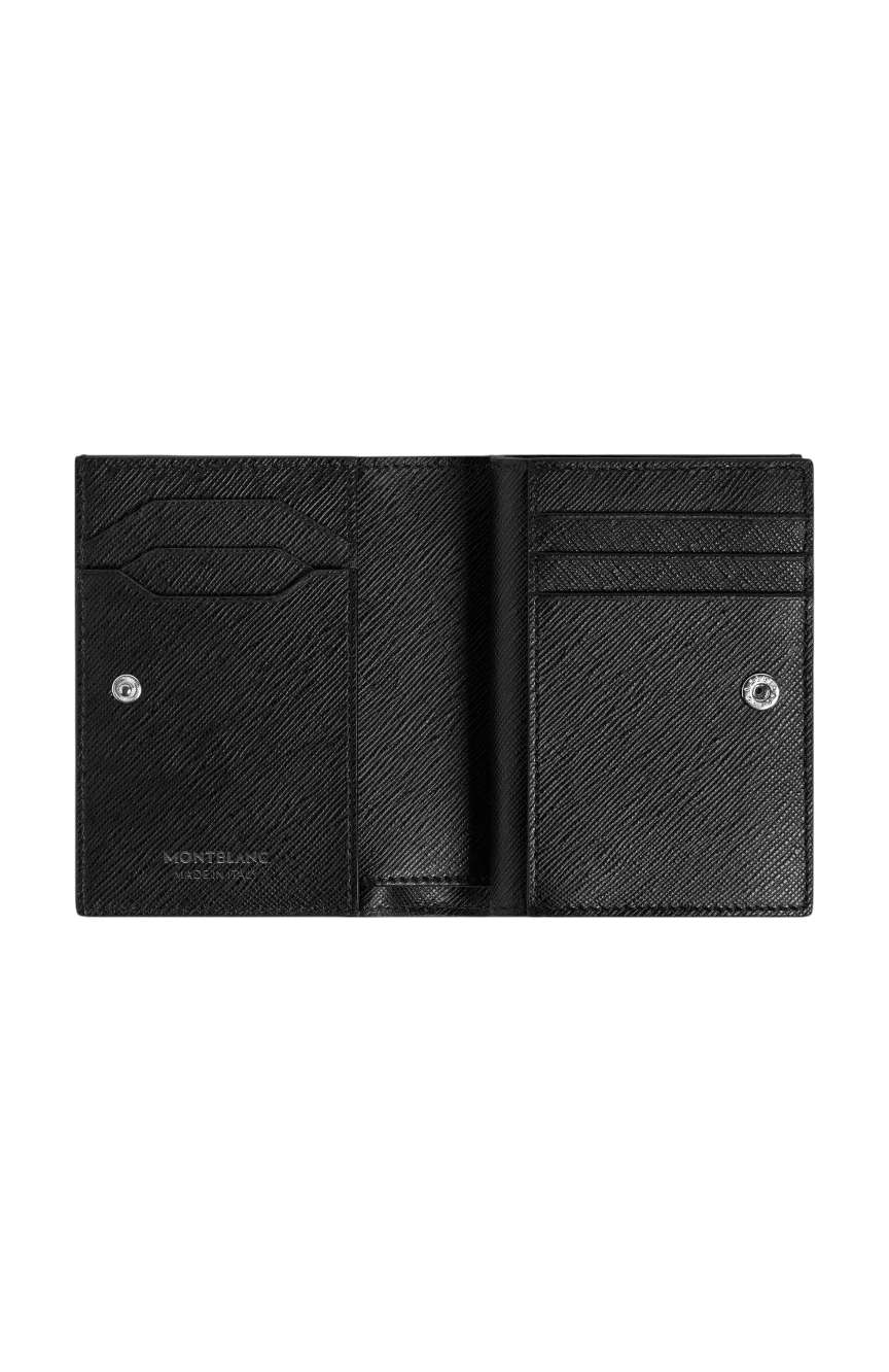 Montblanc Compact Wallet 6cc with Zip in Sartorial Leather