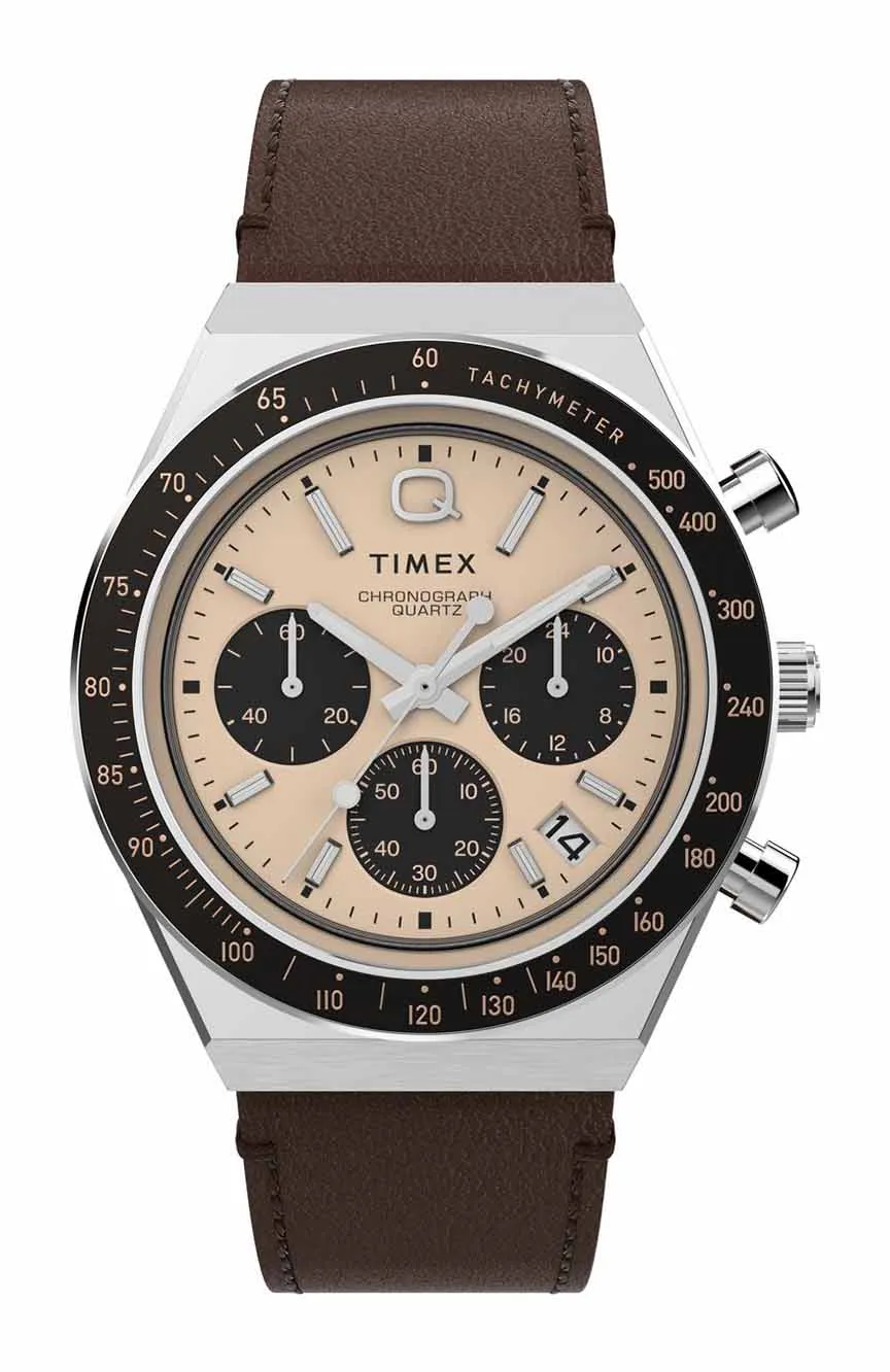 

Timex | Q Timex 40mm Leather Strap Watch