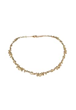 Kalliope Wavy Brass Necklace
