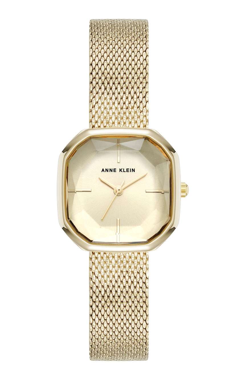 آن كلاين ساعة أنالوج بسوار ستانلس إستيل من آن كلاين للنساء