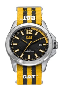 Cat Men's Quartz Nylon Strap Watch