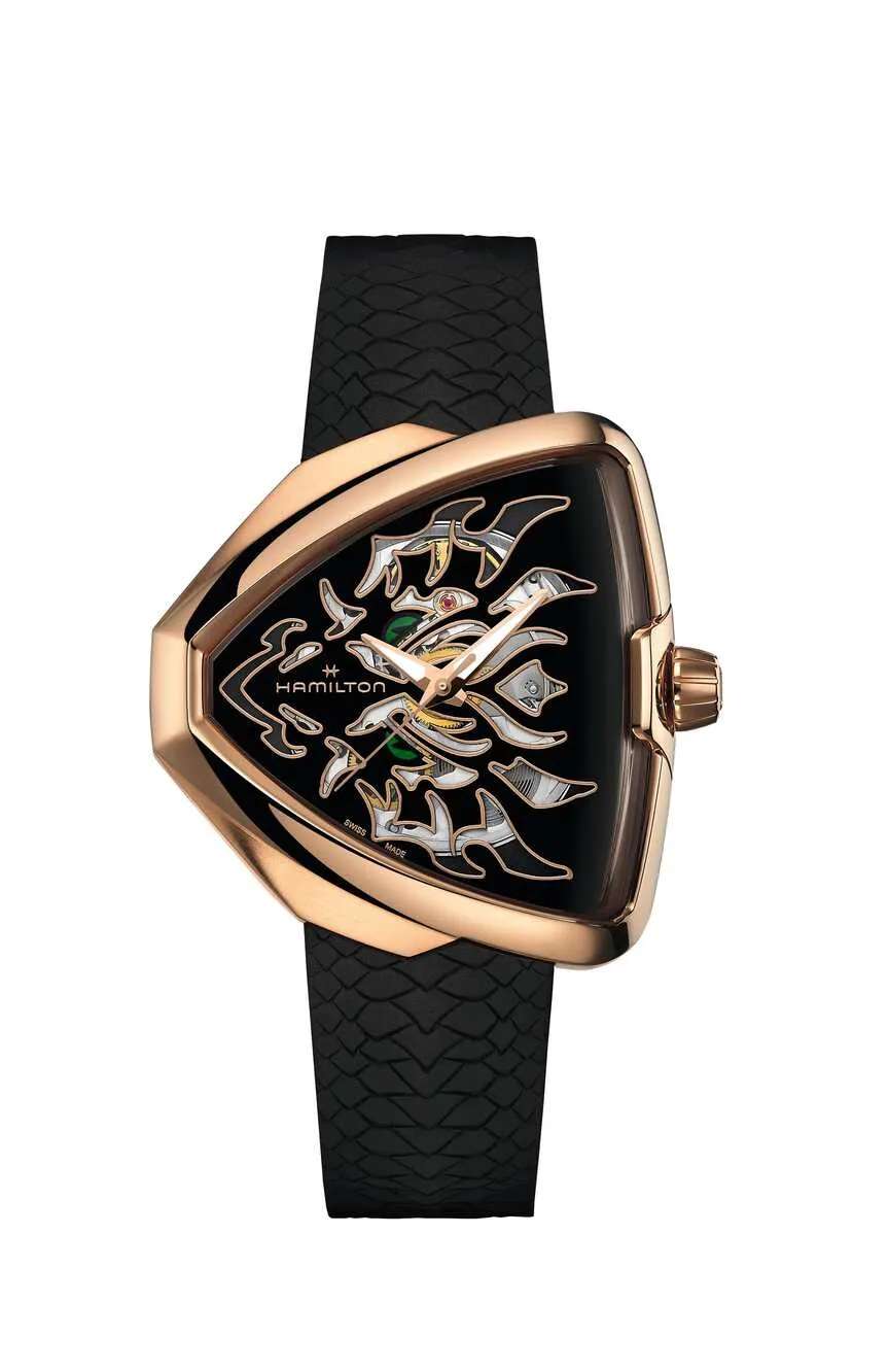 Hamilton Ventura Elvis80 Skel. A-PVD4N-sch-k-sch