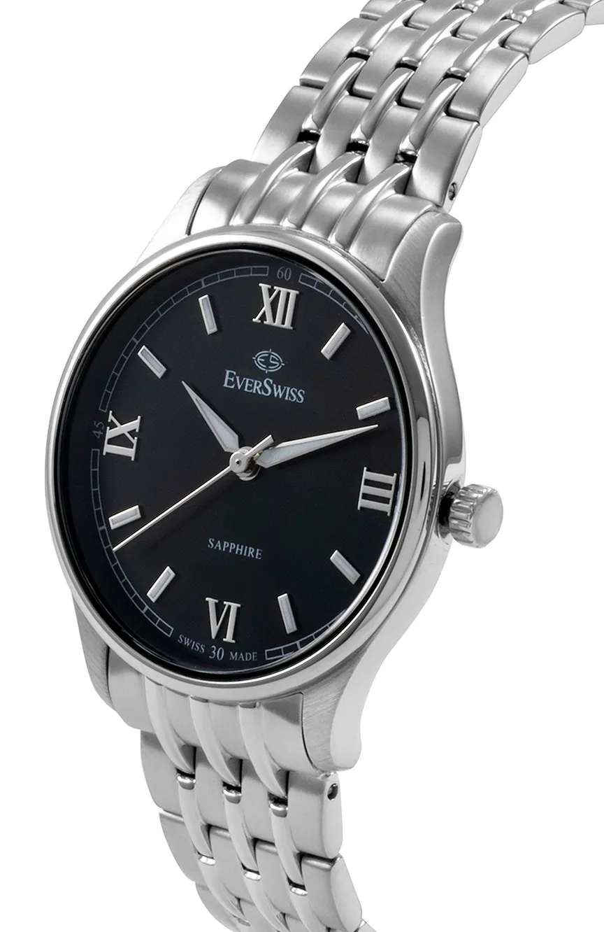 EverSwiss Gents Silver Stainless Steel watch
