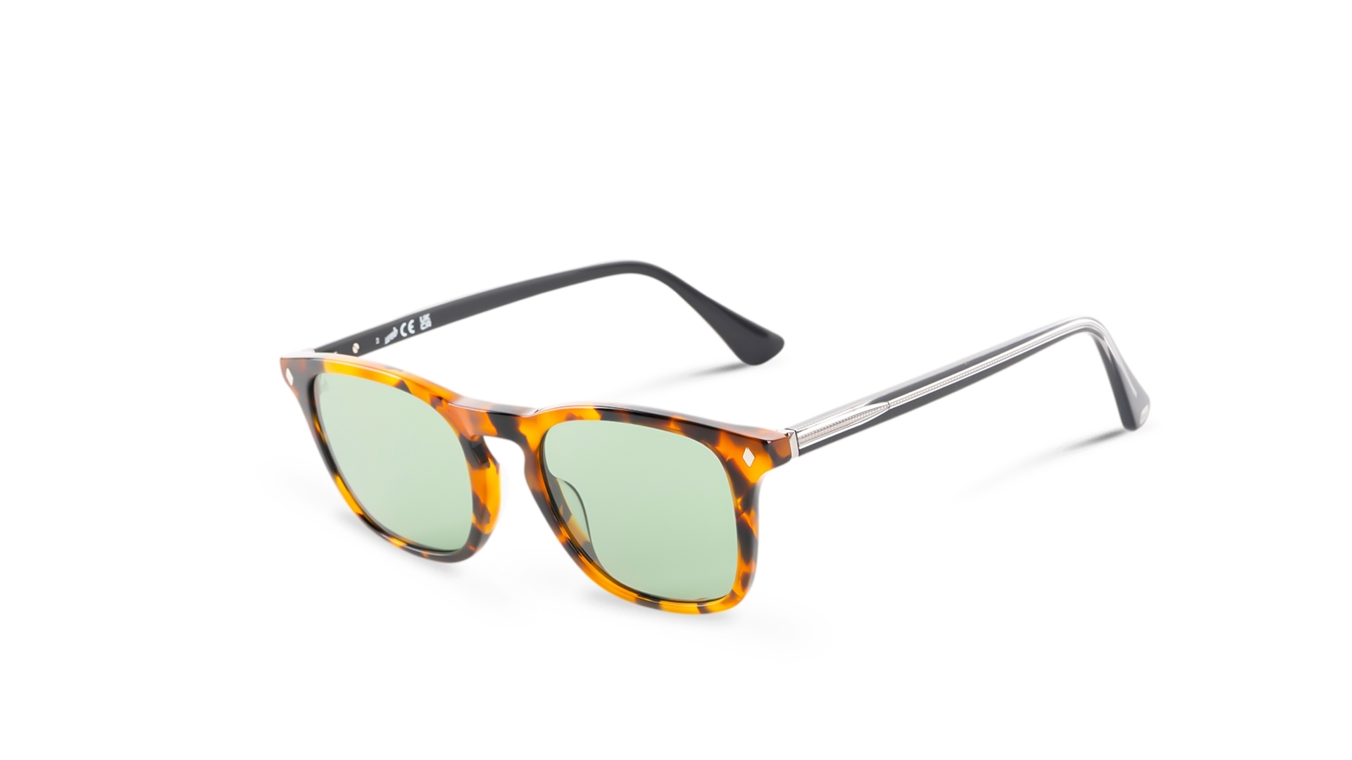 CAPONI Photochromic Sun Glasses Polarized Brand Square Men's Sunglasses  Classic Double Bridge Driving Sun Shade For