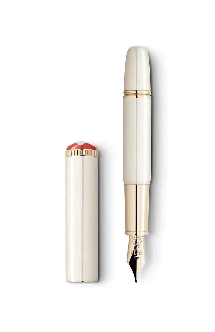Montblanc Heritage Rouge Et Noir Baby Special Edition Ivory-Coloured Fountain Pen