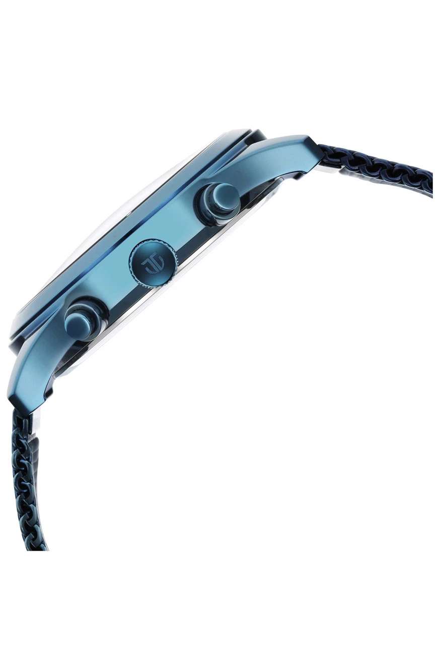 تيتان ساعة تيتان سارتوريال نيو سبلاش متعددة الوظائف بميناء أزرق وسوار شبكي للرجال