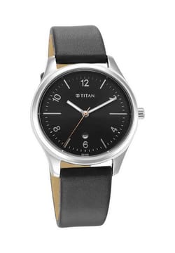 Titan Urban Anthracite Dial Analog Leather Strap watch for Women