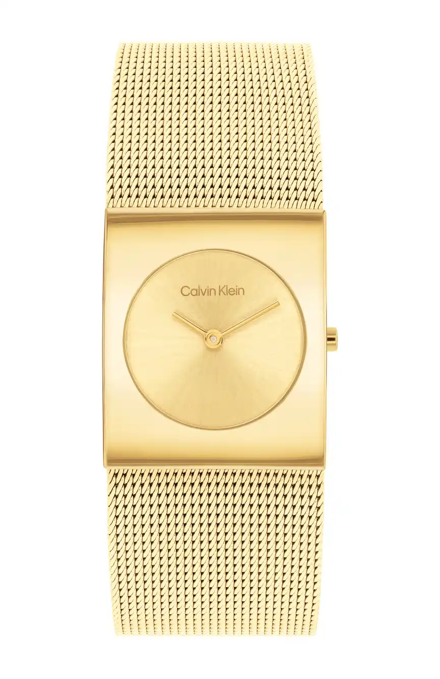 

Calvin Klein | Calvin Klein WOMEN Fashion Steel and Gold Quartz Watch 25100062