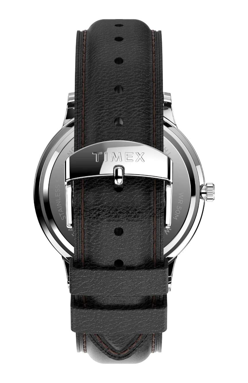 Timex Waterbury Classic Day/Date 40mm Leather Strap Watch