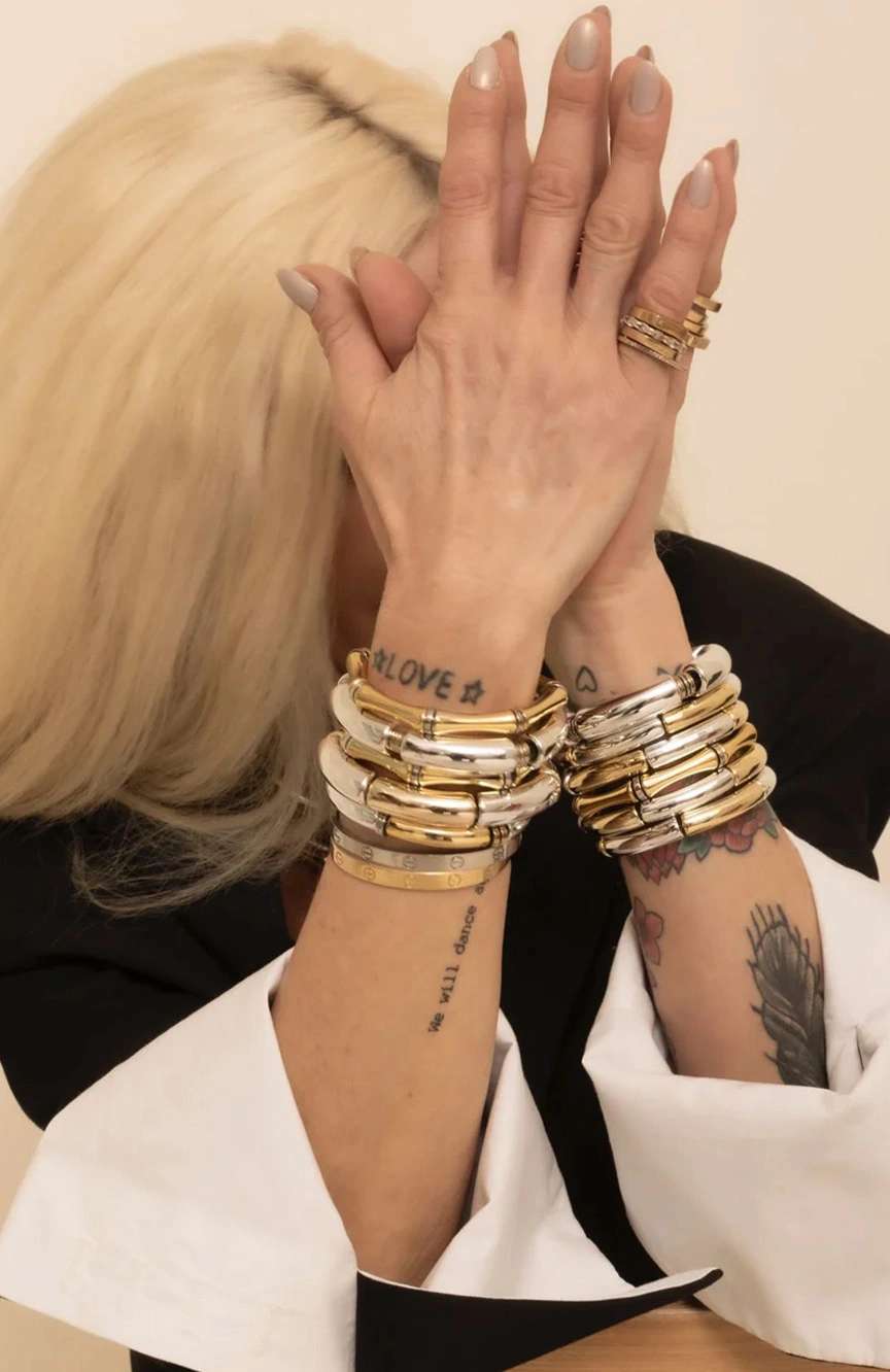 Colette Market Big tube gold necklace