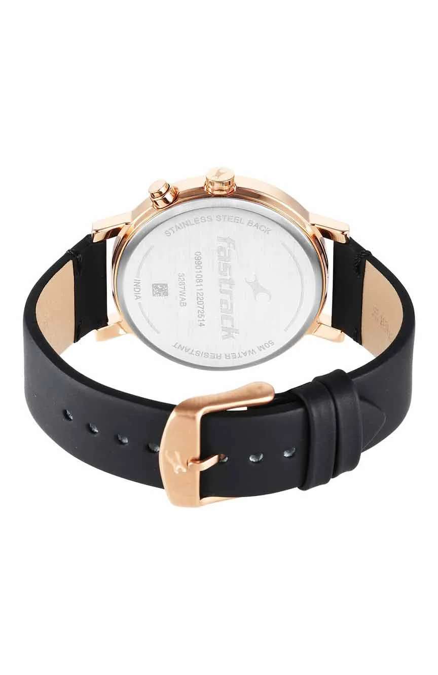 Titan Fastrack Tick Tock Brown Dial Watch for Guys