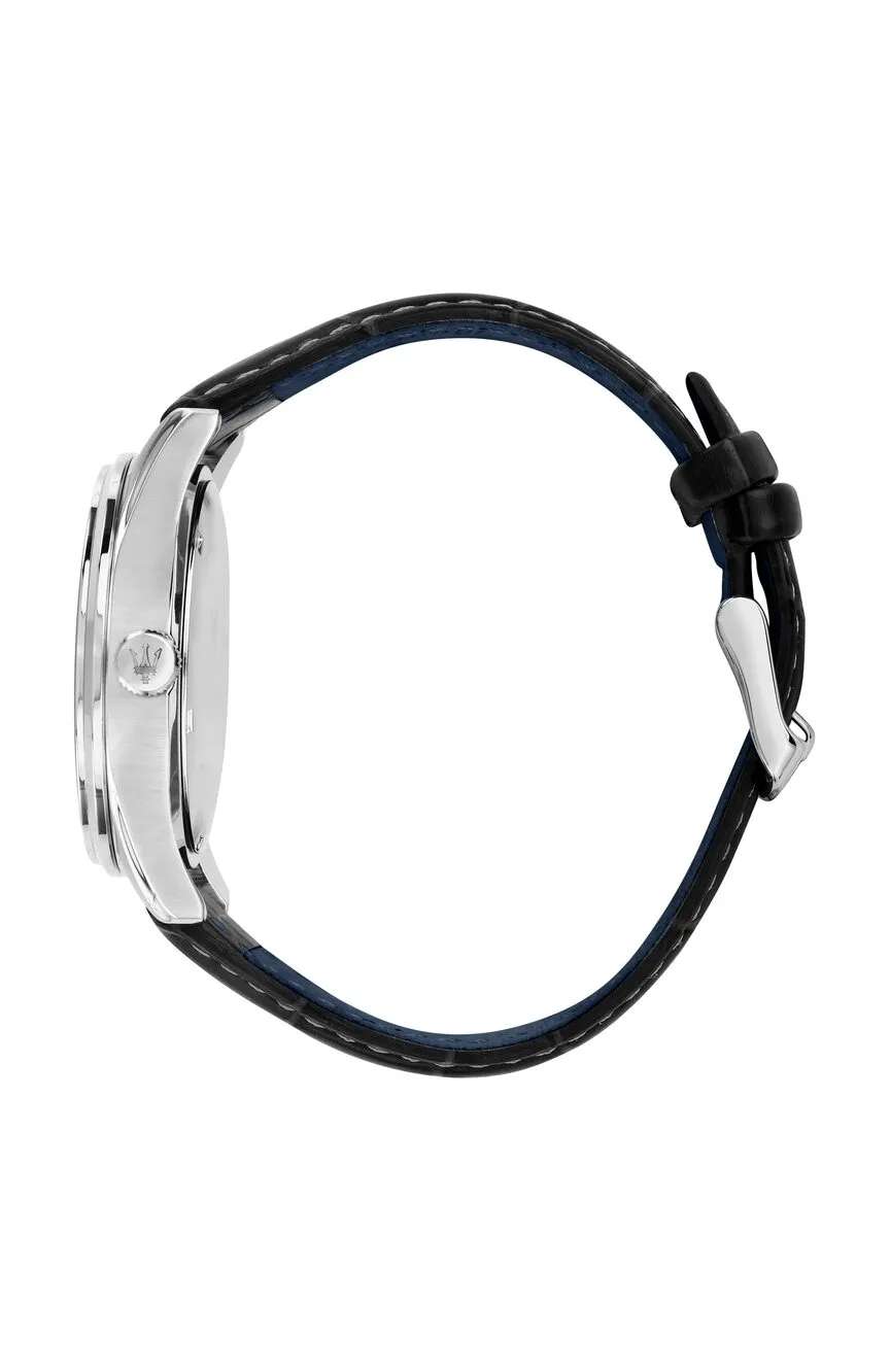 MASERATI Men Leather Quartz Watch