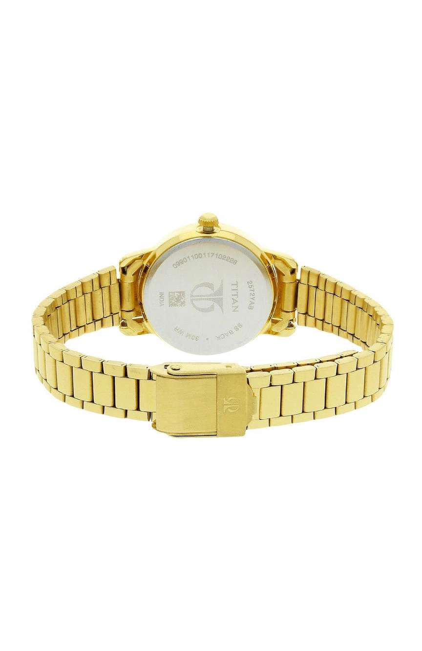 تيتان Karishma White Dial Women Watch With Stainless Steel Strap