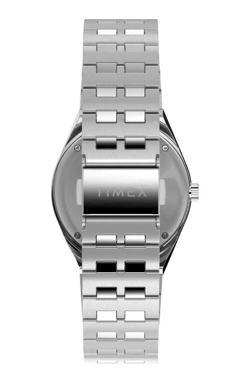 Timex Q GMT 38mm Stainless Steel Bracelet Watch