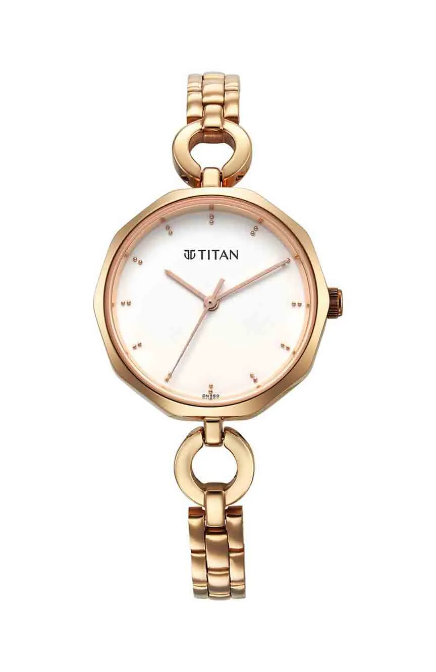 

Titan | Titan Karishma White Dial Watch for Women