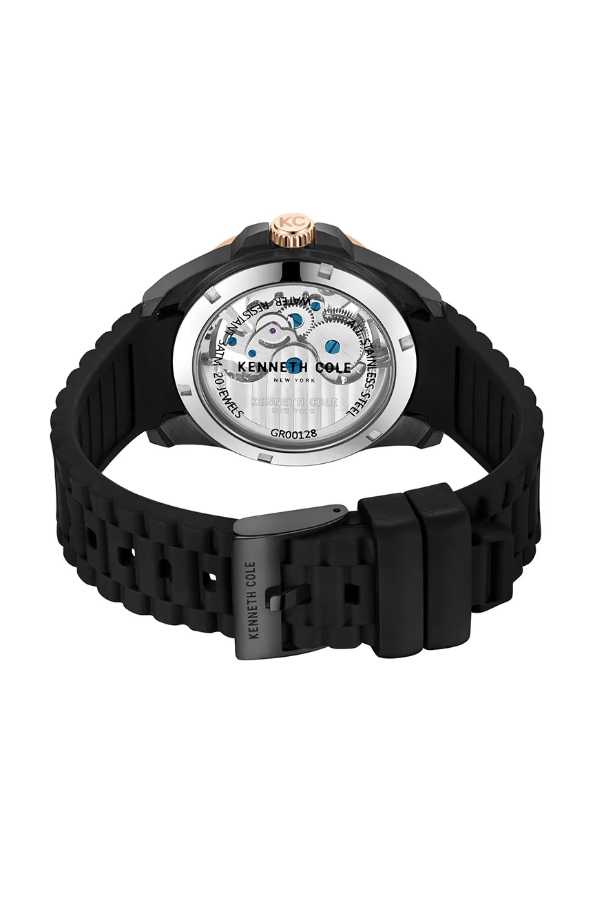 Kenneth Cole Kenneth Cole Mens Fashion Silicone Automatic