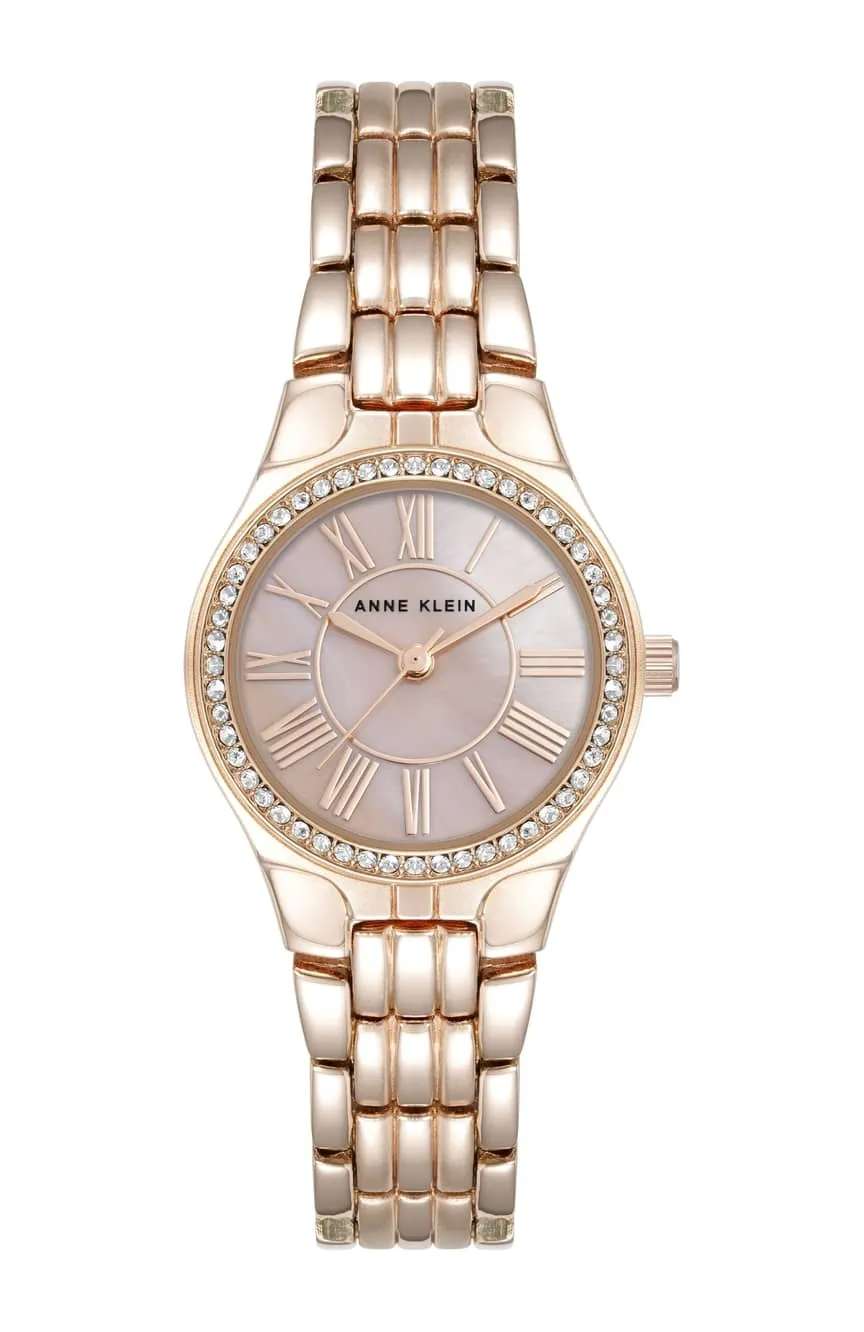 آن كلاين ساعة انالوج بسوار معدني للنساء