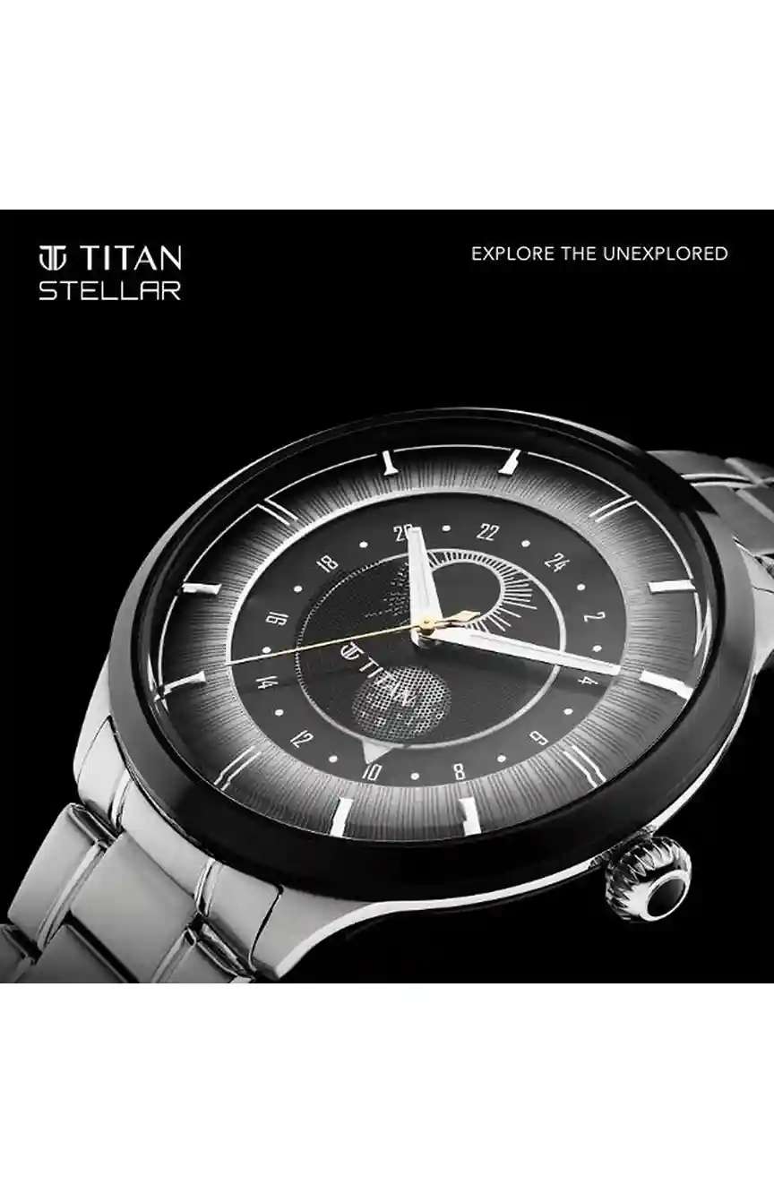 Titan Luna Sun Moon Phase in Frost Grey - Stellar Edition