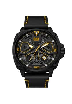 Cat ساعة يد رجالية بسوار جلدي