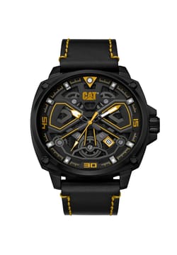 Cat ساعة يد رجالية بسوار جلدي